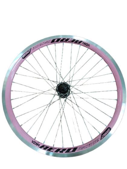 Roda Aro Bike Vzan F Aero Alum Nio V Brake Rosa Mtb Pe As Para