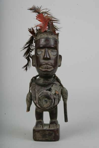 Kongo d afrique Rép dém Congo Zaire statuette Kongo masque