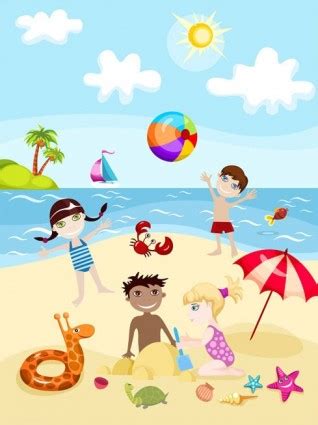 Free Summer Cartoon, Download Free Summer Cartoon png images, Free ...