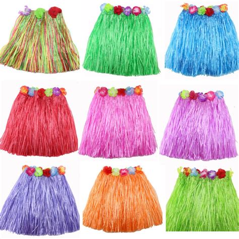 Grass Skirts Different Colours Available Hawaii Fancy Dress