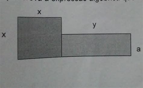 4 Escreva A Expressão Algébrica Que Representa A área Da Figura A