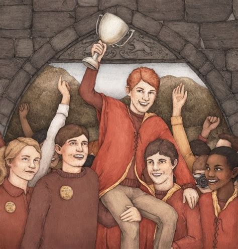 Jessica Roux Illustration • I drew Ron Weasley celebrating his fifth ...