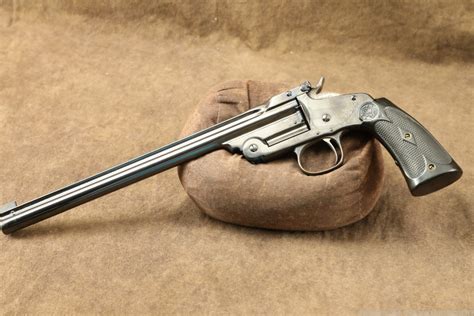 Smith And Wesson Sandw First Model 1891 22 Lr 10” Single Shot Pistol Candr Curios And Relics At