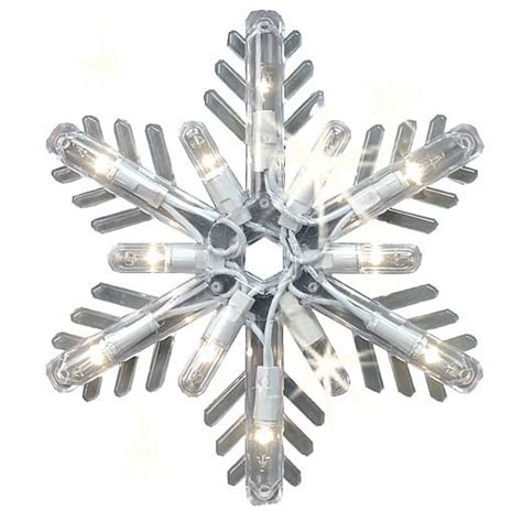 General Electric Sparkle Snowflake Icicle Lights With 8 Snowflakes And