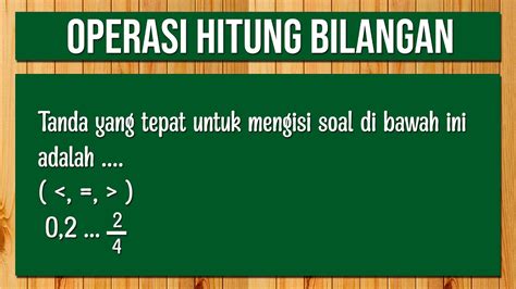 Soal Cerita Operasi Hitung Bilangan Pecahan Matematika Kelas 5 YouTube