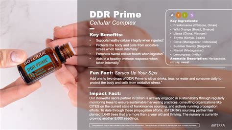 DDR Prime Cellular Complex DoTERRA Essential Oils