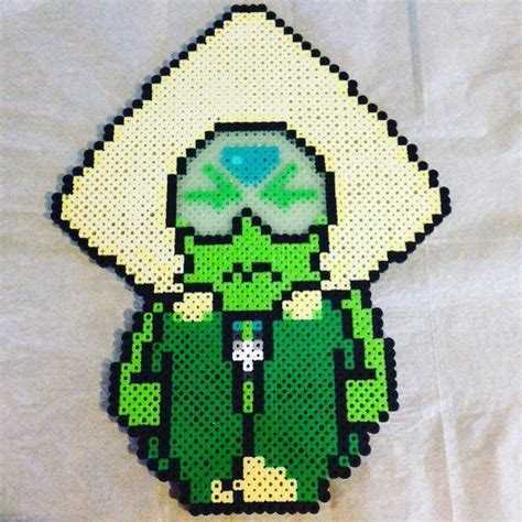 Peridot Steven Universe Perler Beads By Lizdejesus23 Perler Bead