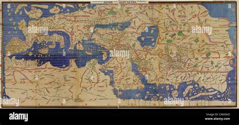 Medieval Map Of The World Hi Res Stock Photography And Images Alamy