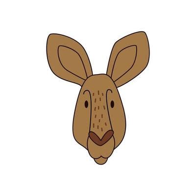 Kangaroo Head Vector Art, Icons, and Graphics for Free Download