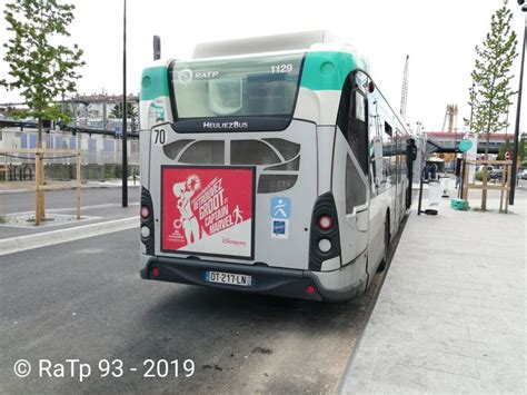 Ligne Ratp Heuliez Gx Hybride Gare Du Bourget Ligne Bus