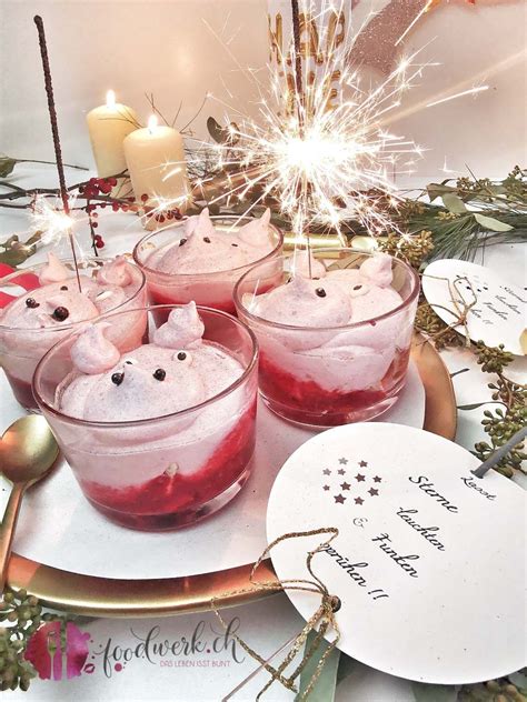 Schnelles Silvester Dessert Mit Quark Und Himbeeren Food Blog Schweiz