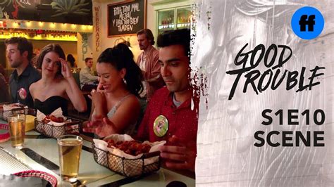 Good Trouble Season 1 Episode 10 The Coterie Hot Wings Showdown