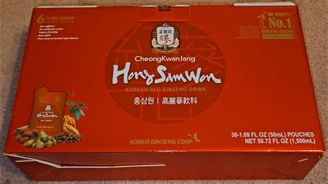 Costco Sale Item Review Hong Sam Won Cheong Kwan Jang Korean Red