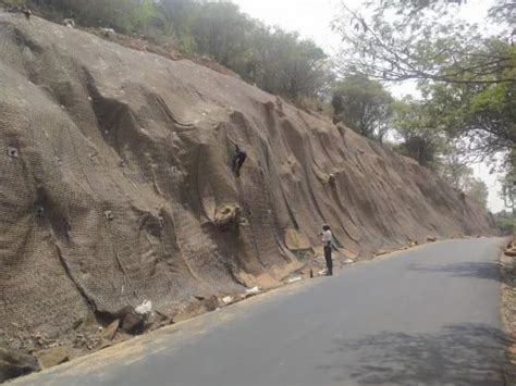 Slope Protection Work At Rs Square Meter Slope Stabilization