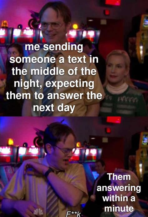Fix Your Sleep Schedule Dwight Fuck Angela Scares Dwight Know Your Meme