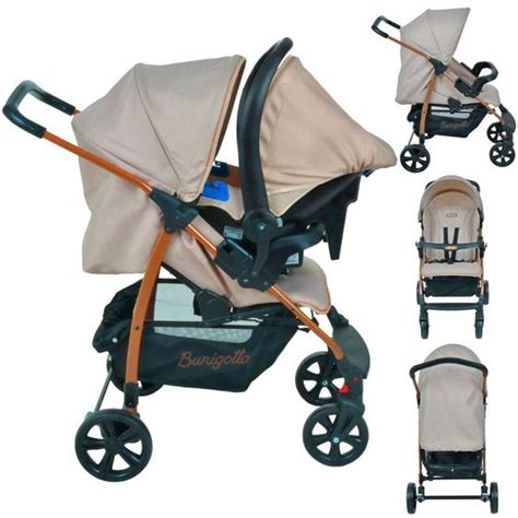 Carrinho de Bebê Travel System Burigotto Ecco Mon Amour Ninho