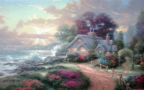 Thomas Kinkade Summer Wallpapers - Top Free Thomas Kinkade Summer ...