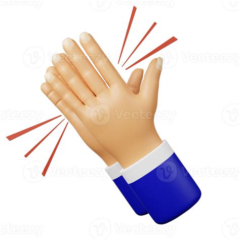 Claping Hands D Icon Png