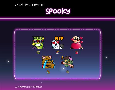 Spooky Emotes Moedasnic Artss Ko Fi Shop Ko Fi ️ Where Creators