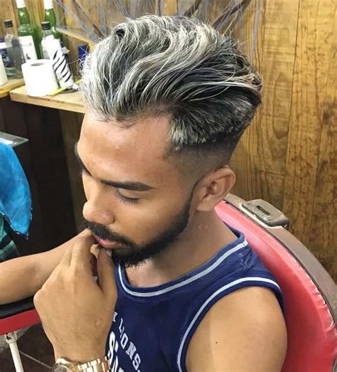 40 Trendy Blonde Highlights For Men To Try Cool Mens Hair