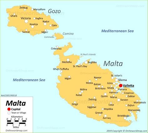 Map of Malta | Malta map, Malta, Map