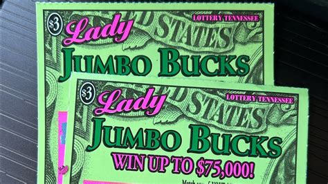 Lady Jumbo Bucks Tennessee Lottery Tickets Youtube