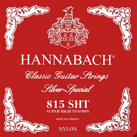 Hannabach Silver Special Sht Classical Guitar Strings Full Set