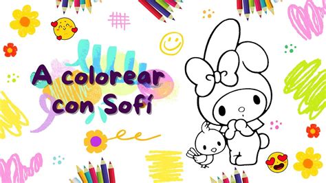 Coloreando A MY MELODY Coloring YouTube