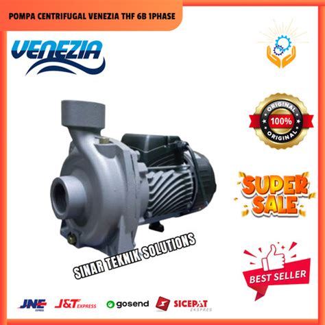 Jual POMPA CENTRIFUGAL VENEZIA THF 6B 1PHASE POMPA SIRKULASI AIR BERSIH