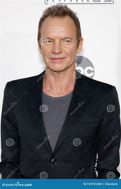 Musician Sting editorial stock image. Image of bomer - 135761284