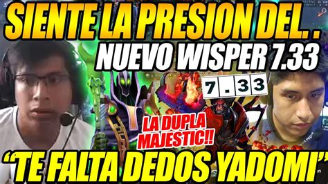 El Nuevo Wisper Yadomi Siente La Presion De Lanear Con El Nuevo