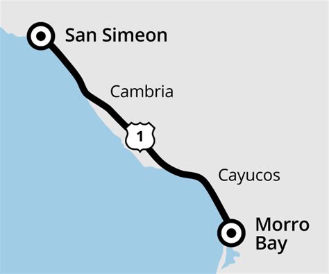 Route 15 Morro Bay, Cayucos, Cambria, San Simeon. NEW! Cayucos-Morro ...