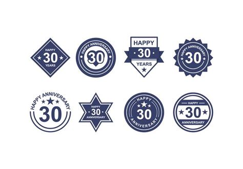 Free Anniversary Badges Vector Art At Vecteezy