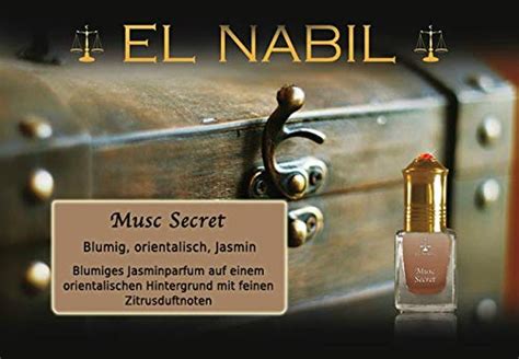 Musc Secret 5ml Parfum Duft El Nabil Misk Musk Moschus Parfümöl für