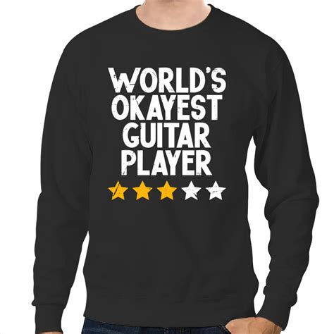 For Guitarist Musician Music Bass Fan Acoustic Guitar 20 Sweatshirts Designed And Sold By