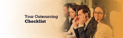 Your Outsourcing Checklist Steps In Your Outsourcing Checklist