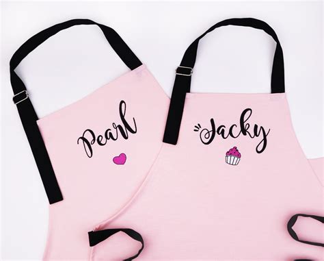 Apron Set Mother Daughter Mommy Me Personalized Aprons Mom And Etsy