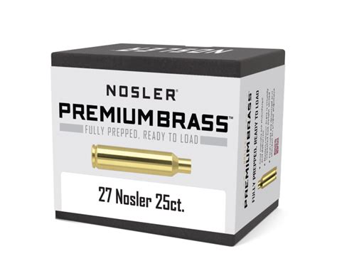 Nosler Premium Unprimed Brass 25ct Bartons Big Country