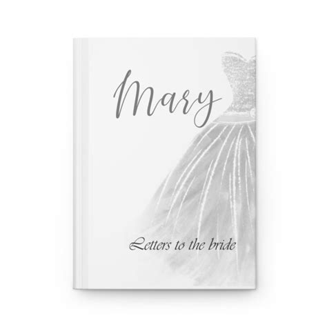 Letters To The Bride Book Personalized Notebook Custom Journal