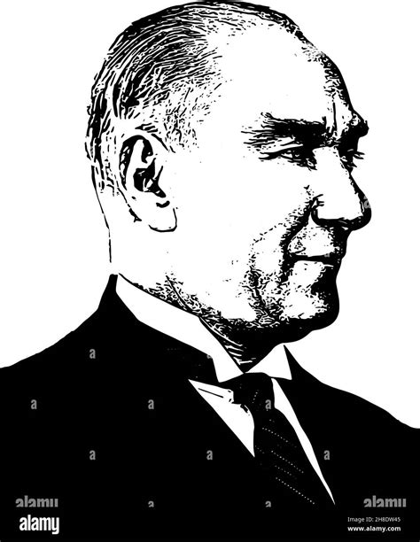 Ilustración del vector Mustafa Kemal Ataturk Es el fundador de la