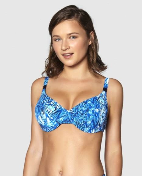 Top Bikini Corte Horizontal Capacidad Con Aro Tormenta Bikini Bikini