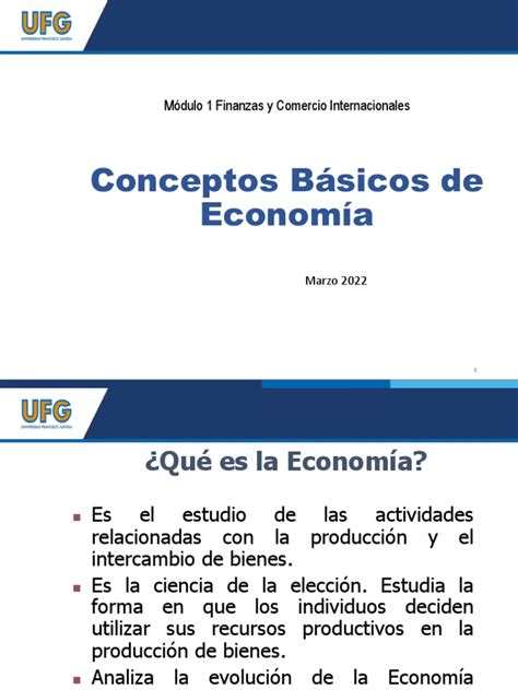 T1 Conceptos Basicos De Economia Pdf Inflación Oferta Economía