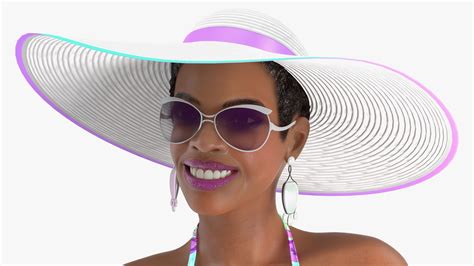 Light Skin Bikini Woman Standing Pose D Model Ds Blend C D Fbx Max Ma Lxo Obj