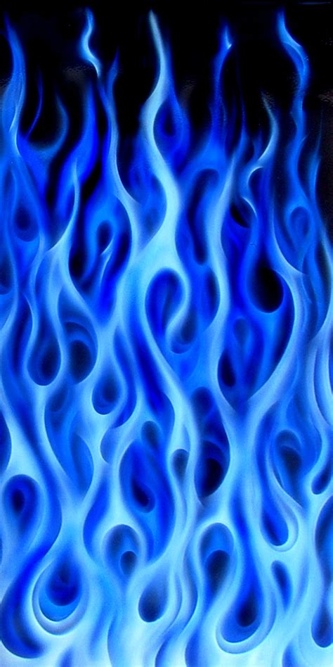 Hardart Cool Blue Flames By Hardart Kustoms On Deviantart