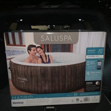 Saluspa 4 Person Capacity Inflatable Hot Tub/spa/easy Setup for sale ...