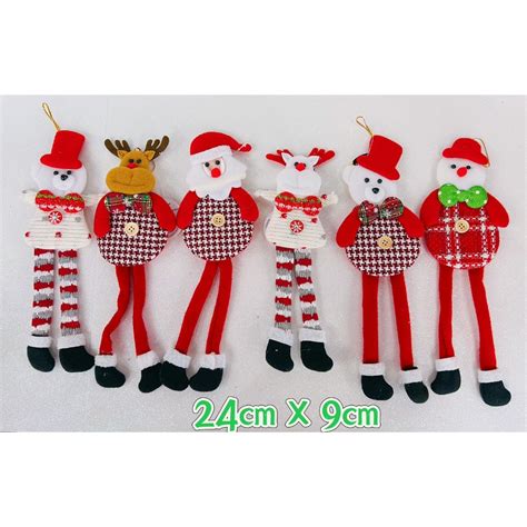 Pendente Natal 24CM Para Pendurar Arvore Porta Sino Papai Noel