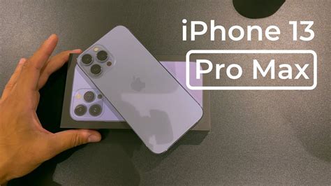 iPhone 13 Pro Max - Unboxing & Review | Iphone, Unboxing, New iphone