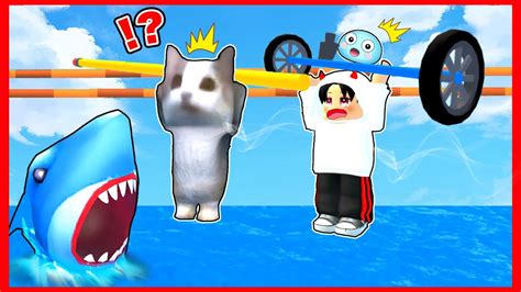 迷子になった猫ミームと棒を使うオービーでゴールを目指すロブロックス ️【 Roblox ロブロックス 】【猫ミーム Happycat