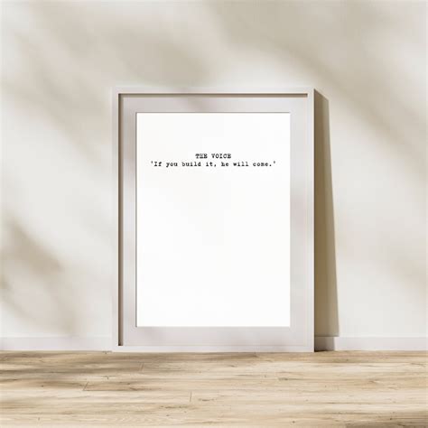 Field of Dreams Screenplay Quote Movie Quote Wall Art - Etsy