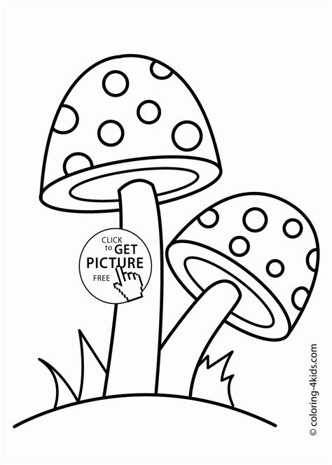 Mushroom Frog Coloring Pages Coloring Pages